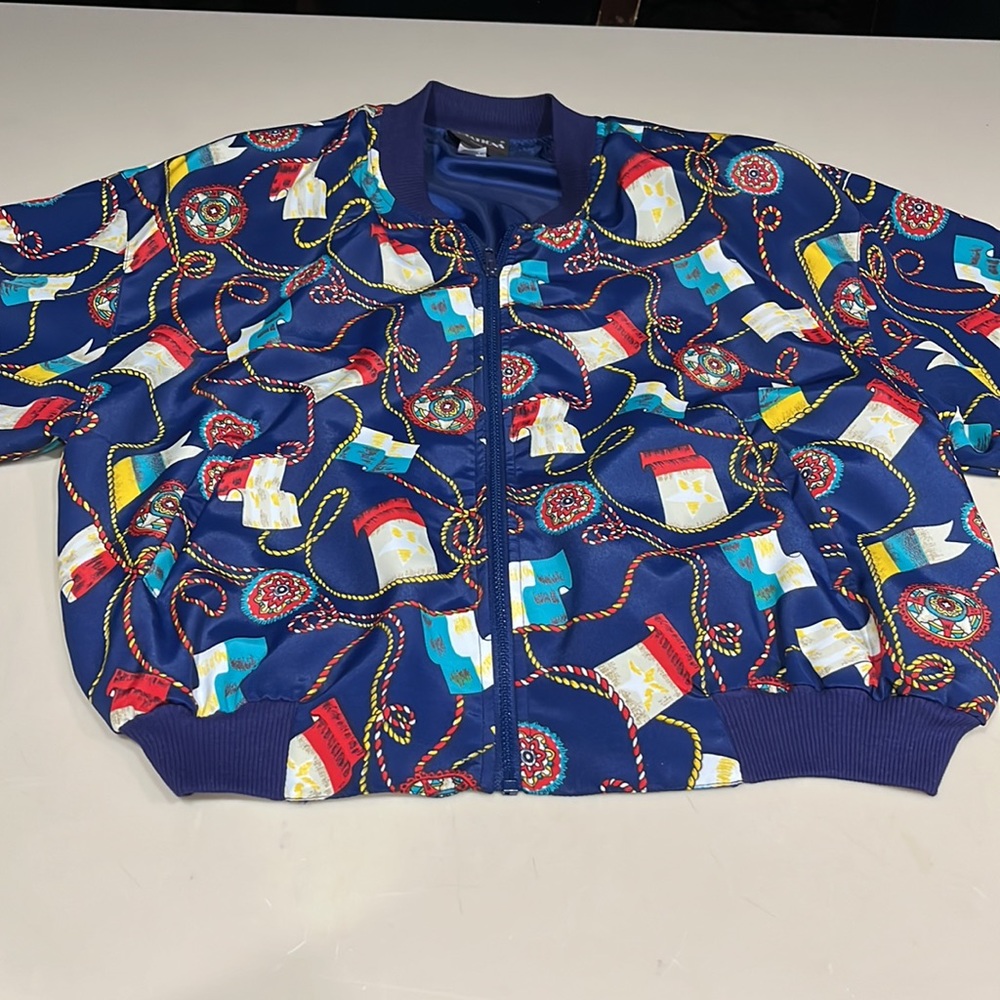 Notations Vintage Bomber Jacket Medium Petite - image 4